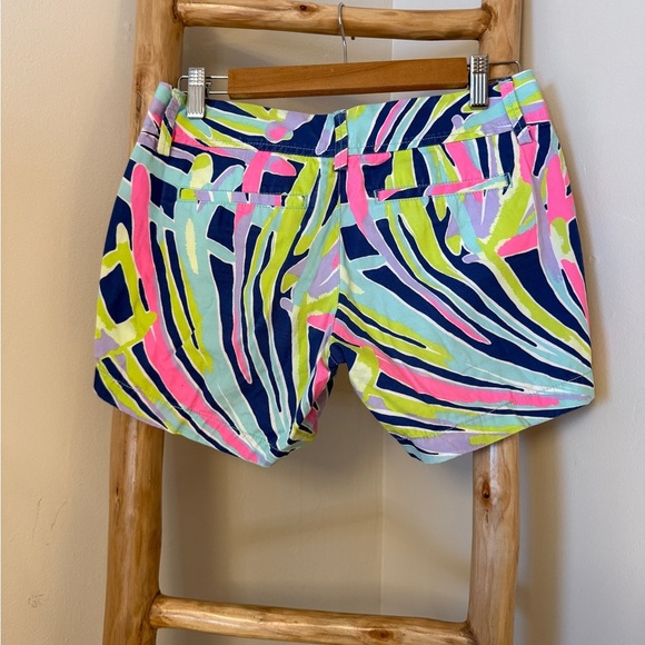 Lilly Pulitzer Callahan Shorts Size 00 Palm Reader Print EUC - Picture 2 of 6